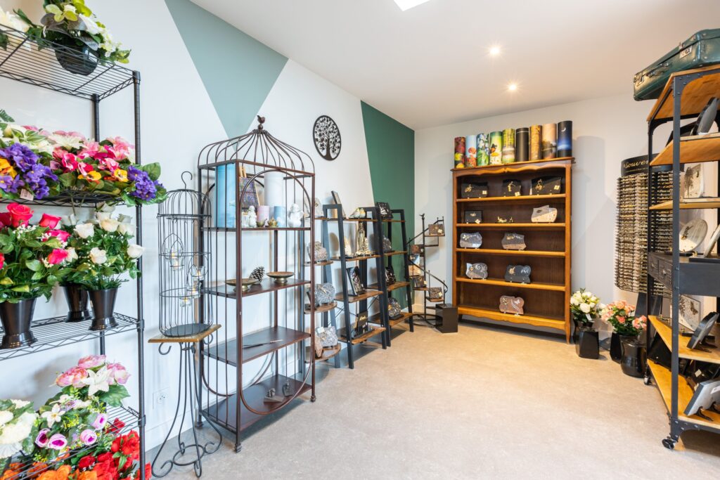 interieur magasin funeraire